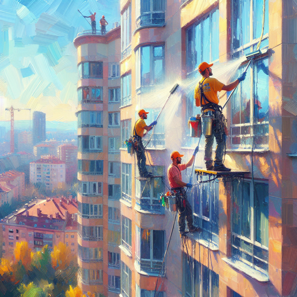 Limpieza de cristales en altura en Alcobendas 5 Limpieza de cristales en altura en Alcobendas