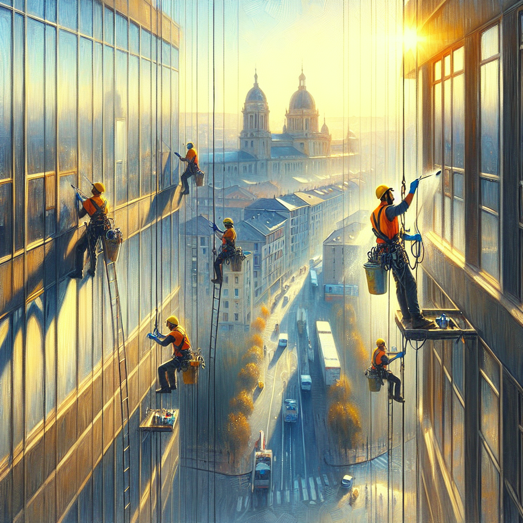 Limpieza de cristales en altura en Ciempozuelos 11 Limpieza de cristales en altura en Ciempozuelos