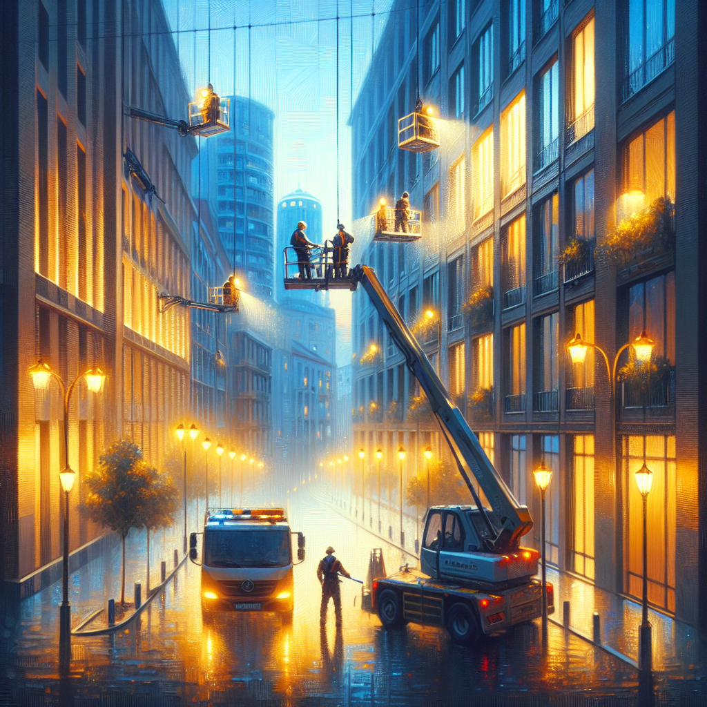 Limpieza de cristales en altura en Leganés 17 Limpieza de cristales en altura en Leganés