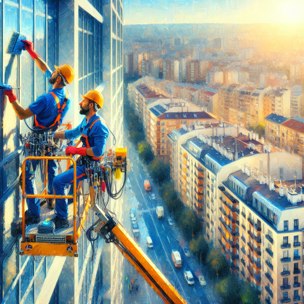 Limpieza de cristales en altura en Valdemoro 32 Limpieza de cristales en altura en Valdemoro